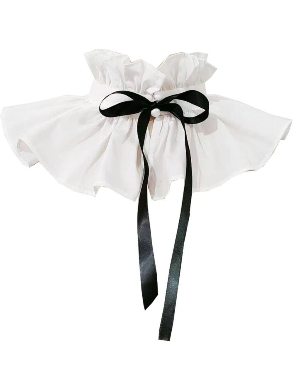 Vintage Ruffled Detachable Collar for Women - Victorian Style Costume Accessory